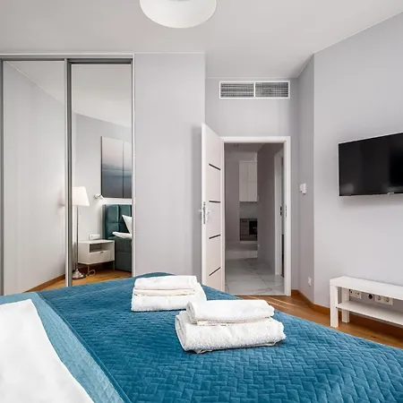 Kasprzaka 29 Wola Tower 3 Rooms, 80m2 16th Floor, Free Garage By Perfect 华沙