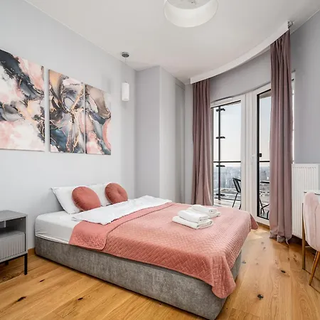 Kasprzaka 29 Wola Tower 3 Rooms, 80m2 16th Floor, Free Garage By Perfect Apartment Warschau