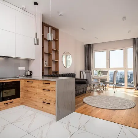 Kasprzaka 29 Wola Tower 3 Rooms, 80m2 16th Floor, Free Garage By Perfect Varsovie